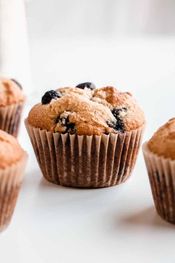 almond flour blueberry muffins