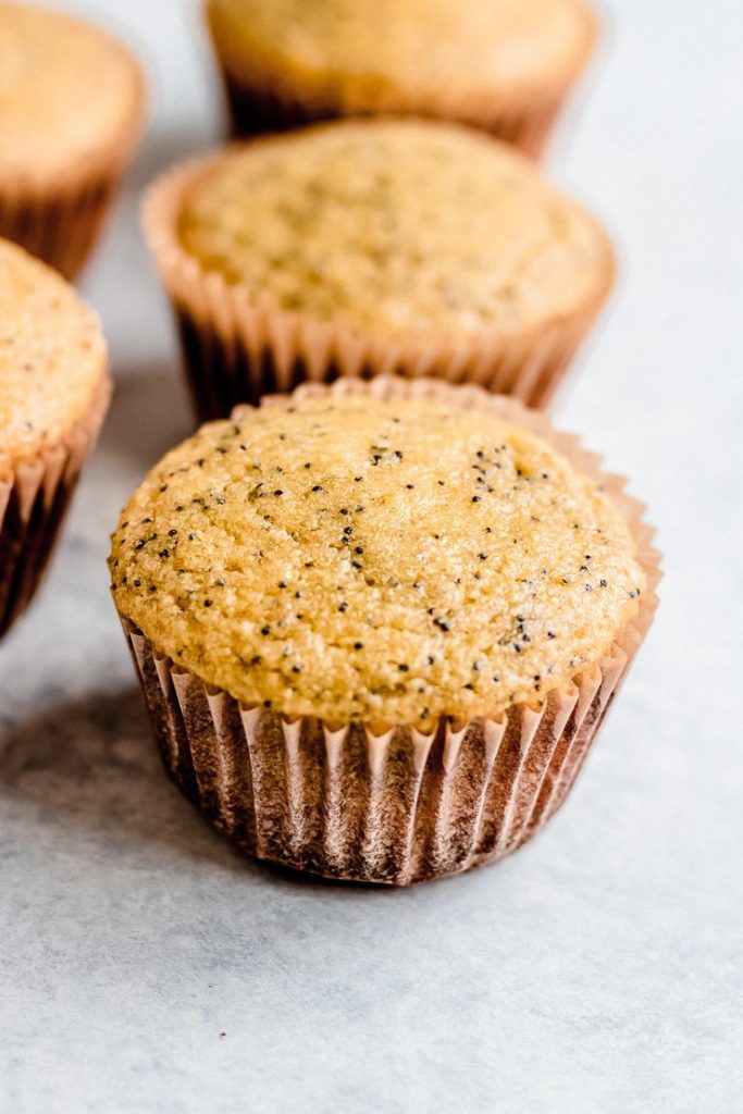 healthy lemon poppy seed muffins