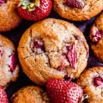 gluten free and paleo strawberry muffins