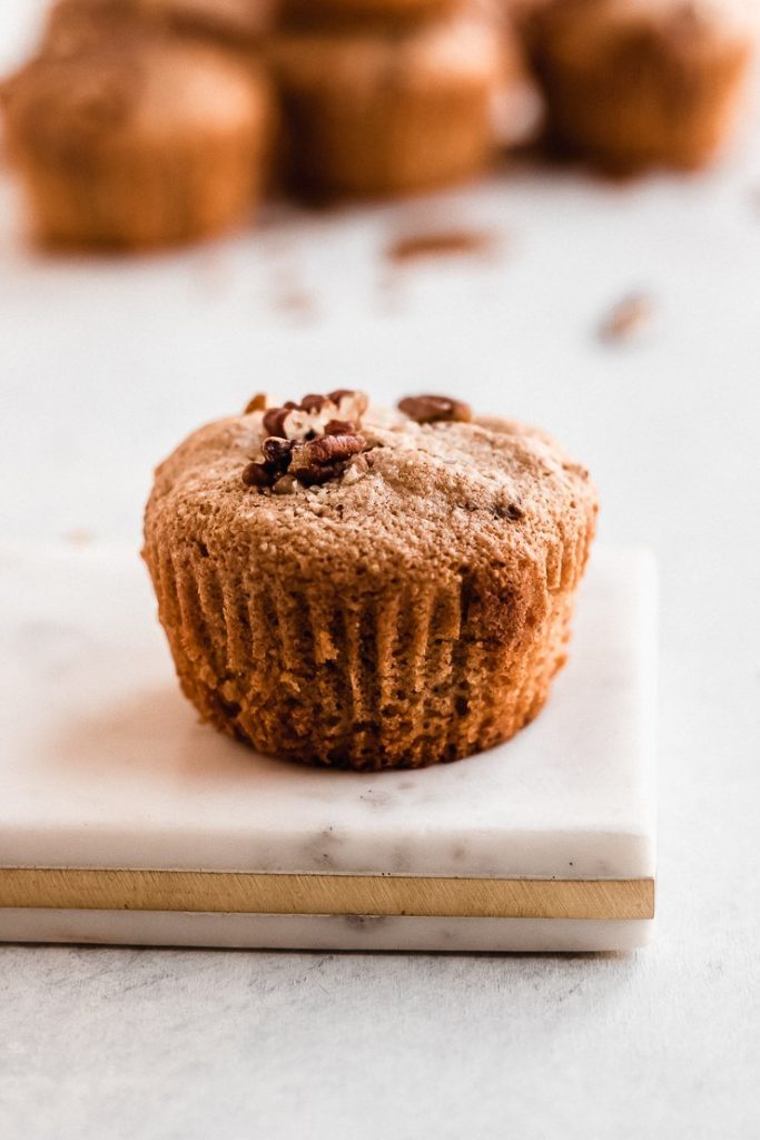 paleo muffins with maple and pecans